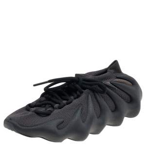مملوكة مسبقًا Yeezy x Adidas Black Knit Fabric 450 Dark Slate Sneakers Size 40 2/3