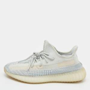 مملوكة مسبقًا حذاء رياضي ييزي x أديداس بوست 350 V2 كلاود قماش تريكو أبيض / أزرق مقاس 40 2/3