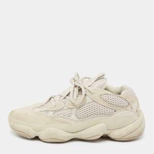 مملوكة مسبقًا Yeezy x Adidas Beige Mesh And Suede Yeezy 500 Blush Sneakers Size 39 1/3