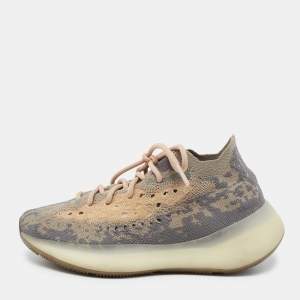 Pre Owned حذاء رياضي ييزي x أديداس بوست 380 ميست قماش تريكو متعدد الألوان مقاس 39 1/3