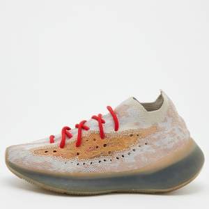 مملوكة مسبقًا حذاء رياضي ييزي x أديداس بوست 380 قماش تريكو متعدد الألوان مقاس 42 2/3 