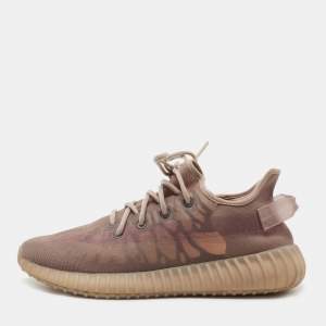 Pre Owned Yeezy x Adidas Purple Mesh Boost 350 V2 Mono Mist Sneakers Size 45 1/3