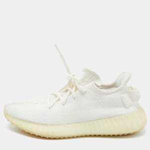 Yeezy x Adidas White Fabric Boost 350 V2 white Sneakers Size 37 1/3