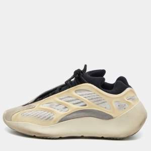 Pre Owned Yeezy x Adidas Beige/Grey Mesh and Rubber Yeezy 700 V3 Azael Sneakers Size 39 1/3