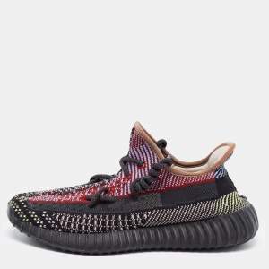 Pre Owned Yeezy x Adidas Multicolor Knit Fabric  Boost 350 V2 Yecheil Sneakers Size 41 1/3