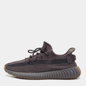 Pre Owned Adidas x Yeezy Black Knit Fabric boost-350-v2-cinder Sneakers Size 43.5