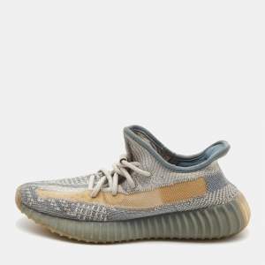 Yeezy x Adidas Two Tone Knit Fabric Boost 350 V2 Israfil Sneakers Size 38
