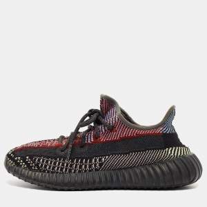 Yeezy x Adidas Multicolor Mesh and Fabric Boost 350 V2 Yecheil Reflective Sneakers Size 40