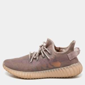 Pre Owned Yeezy x Adidas Purple Mesh Boost 350 V2 Mono Mist Sneakers Size 44