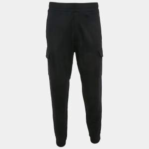 Z Zegna Techmerino Navy Blue Wool Knit Utility Joggers XL