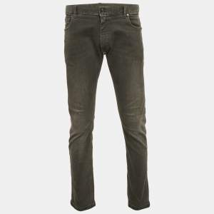 Z Zegna Grey Denim Slim Fit Jeans XL Waist 37"