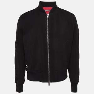 Zadig & Voltaire Black Wool Blend Bradley Jacket L
