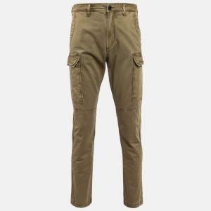 Zadig & Voltaire Green Faded Cotton Pargo Cargo Pants S