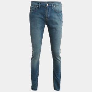 Zadig & Voltaire Blue Brushed Denim David Jeans L Waist 33"
