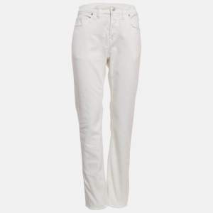 Zadig & Voltaire White Denim David Crop Jeans M Waist 32"