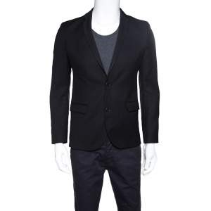 Zadig and Voltaire Black Wool Version Smocking Blazer S