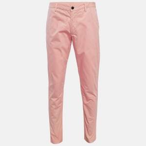 Zadig & Voltaire Pink Cotton Patrick Chino Trousers M