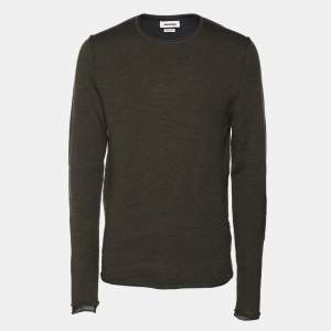 Zadig & Voltaire Olive Green Wool Knit Sweaters M