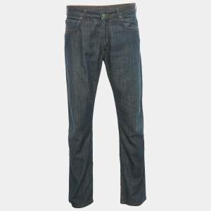 مملوكة مسبقًا Zegna Sport Dark Blue Denim Jeans M Waist 34 " 
