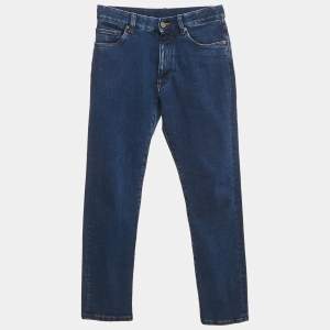 Pre Owned Zegna Blue Denim Regular Fit Jeans S Waist 29"