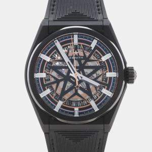Pre Owned Zenith Defy Classic 49.9000.670 Automatic Ceramic Men's Wristwatch 41 mm