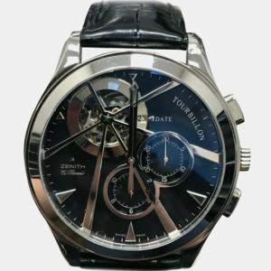 Pre Owned Zenith Grande Class Tourbillon 65.0520.4035/21.C492 Automatic 18K White Gold Men's Wristwatch 45 mm