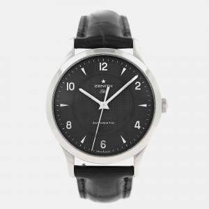 Pre Owned Zenith Class Elite 03.1125.679 Automatic Stainless Steel Men's Wristwatch 37mm