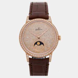 مملوكة مسبقًا Pre-Owned Zenith Elite Lady Moonphase 22.2320.690/79.C713 Automatic 36 mm