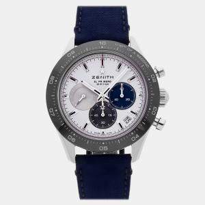 Pre Owned Pre-Owned Zenith Chronomaster Sport 03.3100.3600/69.C823 White Automatic 1Stainless Steel Men's Wristwatch 41 MM
