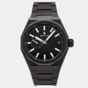 Pre Owned Zenith Defy Skyline 49.9300.3620/21.I001 Black Ceramic Automatic Men's Watches 41mm
