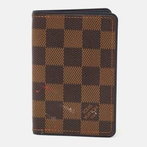 Louis Vuitton Blue Damier Ebene Canvas Pocket Organizer