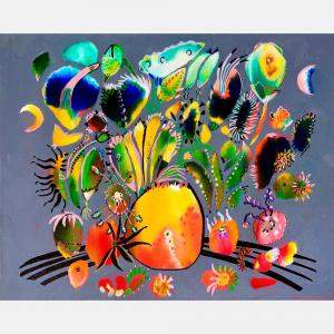Florale Phantasie By Anne Samson, Germany,2021 (40 X 50)
