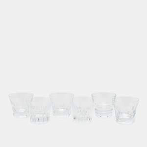 Baccarat Clear Crystal Everyday Glasses Set of 6
