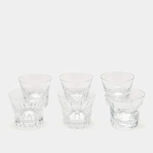 Baccarat Clear Crystal Stella Whisky Glass Set 