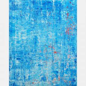 Blue Sensations By Behshad Arjomandi, Spain,2023 (92 X 73)