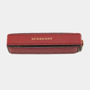 Burberry Red Leather Case & Dice Set