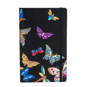 Bvlgari Black Butterfly Print Notebook