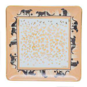 Cartier Savannah Panthere Porcelain Plate