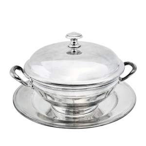 Christofle Vintage Silver Plated Tureen and Underplate Set