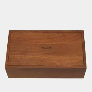 Christofle Silver Plated Metal and Wood Storage Box