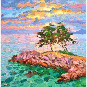 Coastal Pines By Dmitry Spiros, Mexico,2021 (60 X 58)