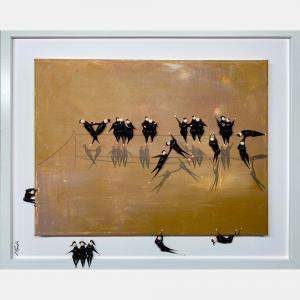 Works On Commission. Similar Paintings By Eka Peradze, Georgia,2022 (53 X 73)