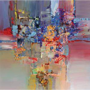 Franz Schubert, Mass No.2, Allegro Assai By Ernestine Tahedl, Canada,2023 (121.92 X 121.92)