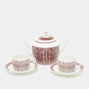 Hermes Rouge H Deco Tea Set