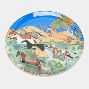 Hermès Cheval D'Orient Tart Platter