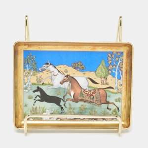 Hermes Cheval d'Orient Porcelain Small Tray