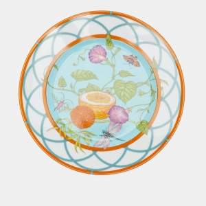 Pre Owned Hermès La Siesta Island Porcelain Dessert Plate