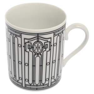 Hermes Porcelain H Deco Mug