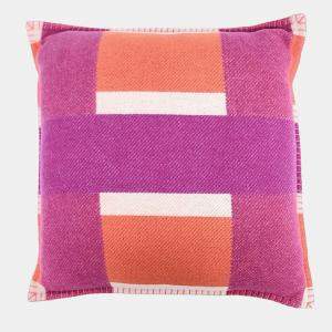 Pre Owned Hermes Multicolor Wool Cushion
