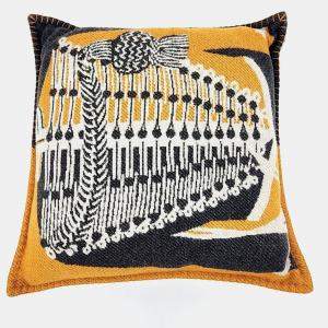 Pre Owned Hermes Multicolor Cashmere Cushion